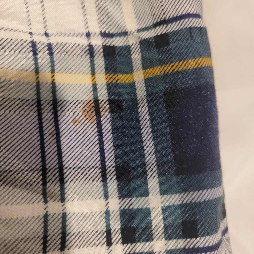 Vintage L.G. Star Womens  Plaid Dress Size 14 BlueWhite NEW - Picture 11 of 11